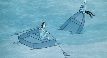 婚姻像共同划船，问题出在合作上而非舵手上
